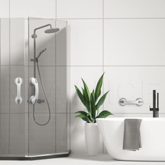 12inch Shower Handle Strong Hold Suction Cup Grab Bars Safety Hand Rai Bathroom
