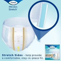 TENA ProSkin Stretch Ultra Briefs Heavy Absorbency L/XL 41-64in Case of 72