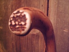 walking stick cane natural grown ROOT HANDLE for average size hands MADE IN USA