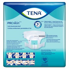 Unisex Adult Incontinence Brief TENA ProSkin™ Super Medium Disposable Heavy Abso