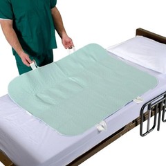 34″ x 52″ Positioning Bed Pad with Handles – Waterproof Reusable Protector