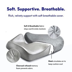 Cushion Lab Patented Pressure Relief Seat Cushion for Long Sitting Hours on O…