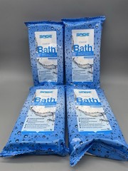 4 PACKS Sage 7900 Comfort Bath Cleansing Washcloth Wipes Heavyweight 8×8