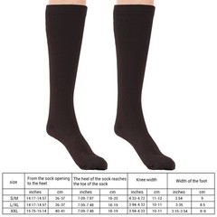6 Pairs Copper Compression Socks 15-20mmHg Graduated Support Mens Womens S-XXL