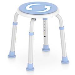 Adjustable 360° Rotating Shower Seat for Tub & Small Bathtub – 300lb Capacity, A