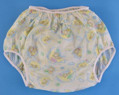 Incontinence Protection NEW Gary Plastic Pants Adult Size X-Large Sleepy Bears