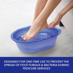 ForPro Universal Pedi Bath Liners – 50% THICKER – Fit Footsie Bath Plus Foot Bat