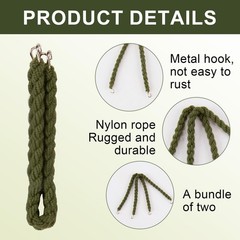 Elastic Boot Straps Pack – Reinforced Metal Hook Bands for Outdoor Field Service