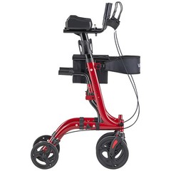 VEVOR Rollator Walker for Seniors Foldable Rolling Walker with PVC Solid Wheels