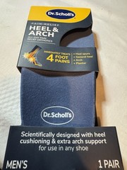 Dr. Scholl’s Heel & Arch Pain Relief Orthotic Insoles 3/4 Length Men 8-12