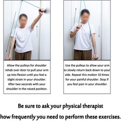 No Assembly Required Shoulder Pulley for Alleviating Pain & Enhancing Mobility