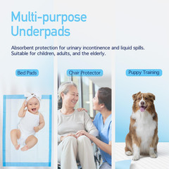 Disposable Underpads Incontinence Bed Pads to Protect Sheet 23”x36” 1 Box of 50