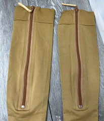 Silver Steps EZ Zip Open Toe Compression Socks 20-30mmHg, Beige Size M