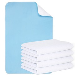 2 Packs Reusable Incontinence Bed Pads Washable 4Layer Waterproof 18×24