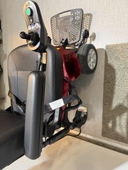 Open Box Pride Jazzy Elite ES Power Wheelchair Red w/ Charger – Unused