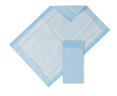 150ct 23×36″ Medline MSC281226 3-Ply Lightweight Economy Grade Under Pads