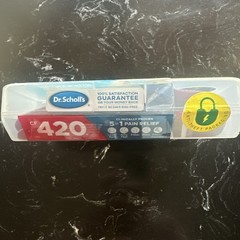 Dr. Scholl’s 420 Custom Fit Orthotics Inserts 3/4 Length Pain Relief NiP