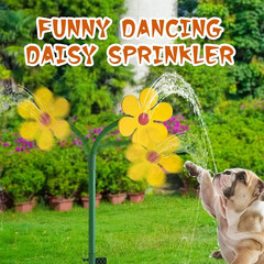 Garden Lawn Sprinkler Flower Shape Razy Spin 720 Rotating Water Spray Yard Lawn