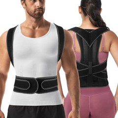 Adjustable Posture Corrector Low Back Support Shoulder Brace Belt For Women Mens