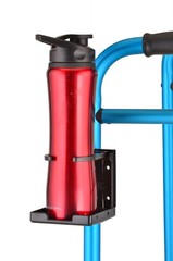Folding Drink Holder for Walkers & Wheelchairs – Fits 2.25 in to 3.75 in Cups