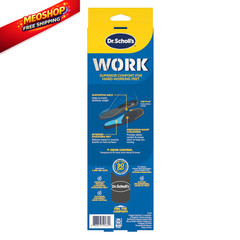 Dr. Scholl’s Work All-Day Superior Comfort Insoles 1 Pair (Pack of 2), Black