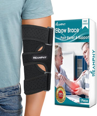 Elbow Brace,Comfortable Night Elbow Sleep Support,Elbow Splint, Adjustable Stabi