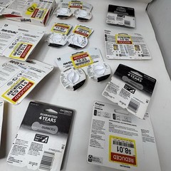 Hearing Aid Battery Lot Mixed 10 13 312 675 Rayovac Energizer Duracell Expired