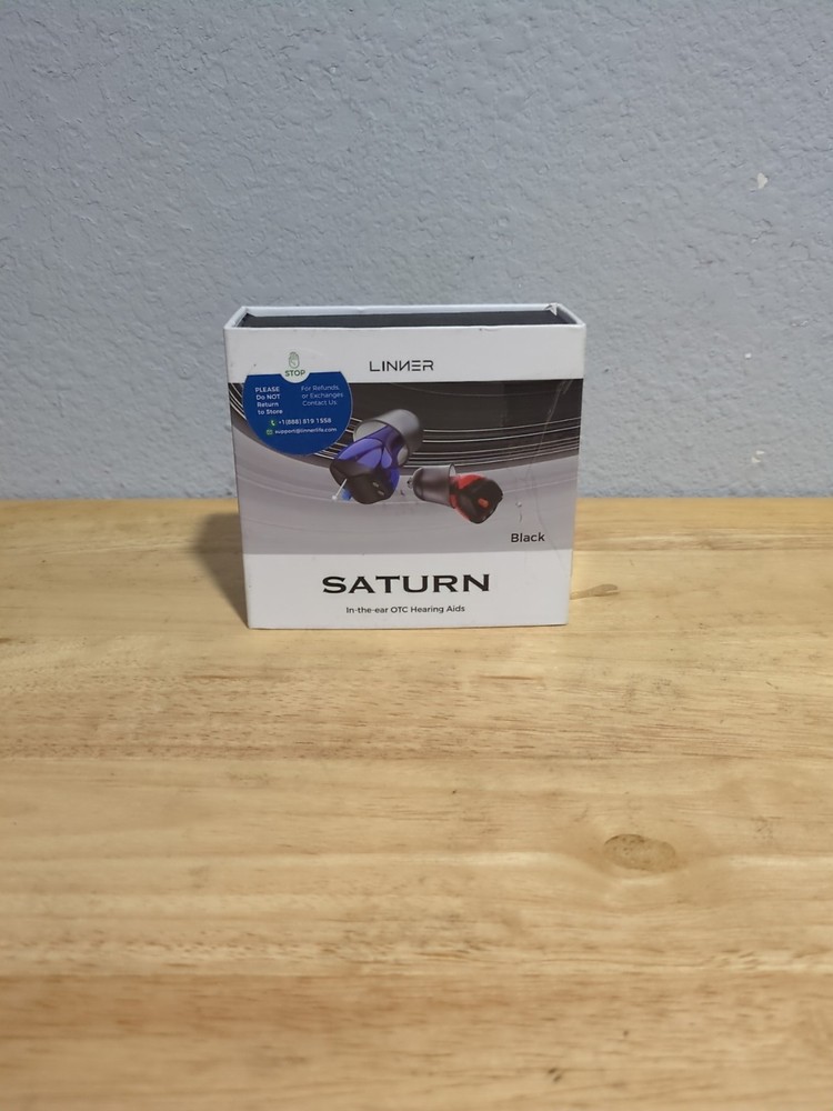 LINNER SATURN OTC HEARING AID RECHARGEABLE HEARING AMPLIFIER F703A – BLACK