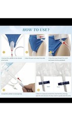 Wearable Urine Collection Bag External Catheter for Women, Reusable Portable Sil