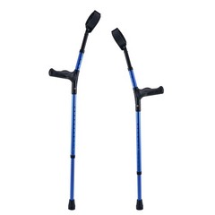 Forearm Crutches Aluminum Walking Crutches with Adjustable Height & Cuffs