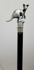 Nautical Solid Kangaroo Head Design Handle Wooden Style Walking Stick Cane Gift