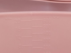Comfort Axis 700 cc Kidney Shaped Rose Emesis Basin with Graduations Pack of 5