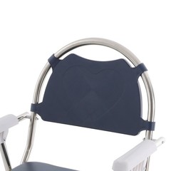 Foldable Toilet Chair, Toilet Chair with Padded Seat Plate and Toilet Bucket