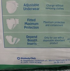 Depend Super Plus Absorbency Underwear—Extra Large 14 Count (SEALED) 2003/2004