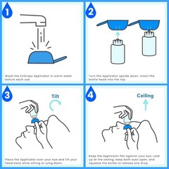 EziDrops Eye Drop Dispenser for Elderly – Suitable for All Ages – Easy-to-Use Ey