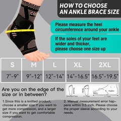 High-Quality Copper Compression Sleeve for Ankle Pain Relief – Active Lifestyle