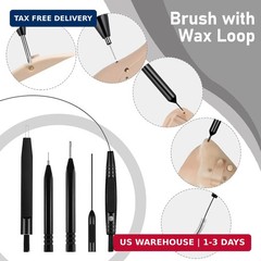 Hearing Aid Cleaning Kit 13 Pcs Hearing Aid Cleaner Black Hearing Aid Cleaning T