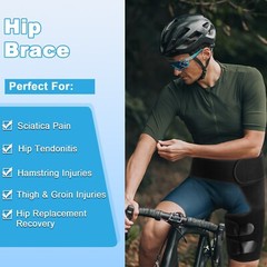 Hip Brace Compression Groin Support Wrap for Sciatica Pain Relief Thigh Recovery