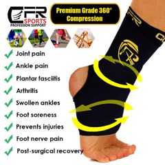 Tobillera elástica y transpirable, protección compresiva para MMA y Muay Thai