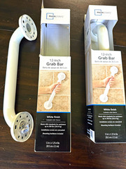 Mainstays 12 in Grab Bar White 500 lb ADA Compliant Concealed Mounting