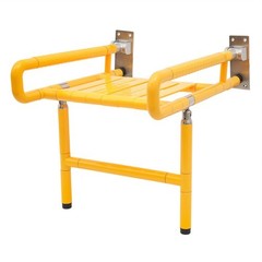 Wall Mounted Fold Up Bath Seat Shower Chair Folding Shower Seat Bathroom 440lbs~
