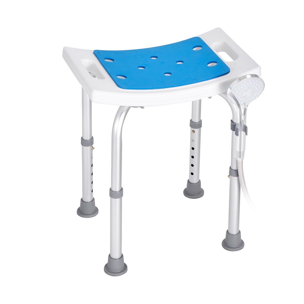 Durable Shower Seat 14.2-19.1inch Adjustment 350lb Load