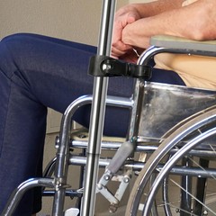 Cane Holder for Walker – 2pcs Wheelchair Rollator Crutches & Walking Stick Hold