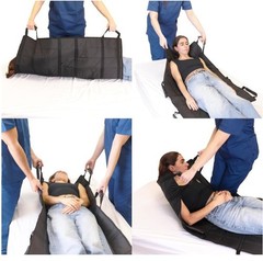 PEPE Mobility Bed Positioning Transfer Pad w/ 6 Reinforced 6 Handles 42″ x 27″