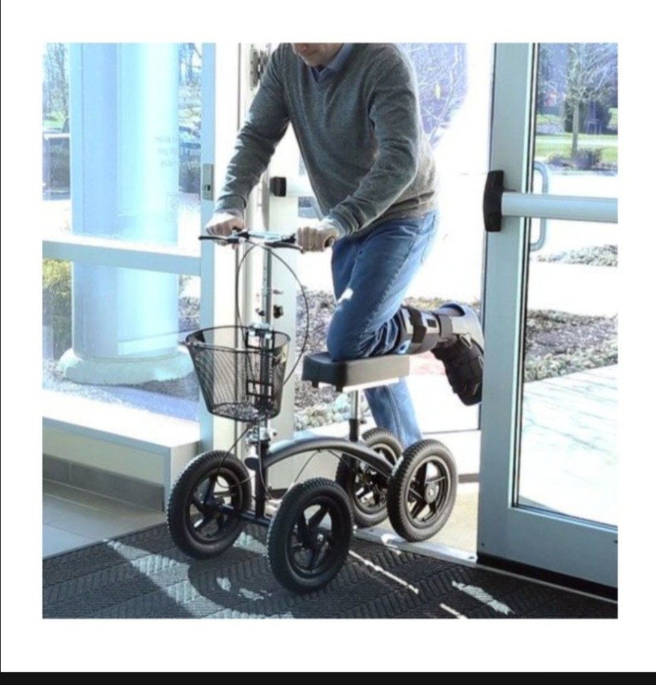 NEW BodyMed All Terrain Foldable Knee Walker ZZRWAL03AT ASSEMBLED, NEVER USED