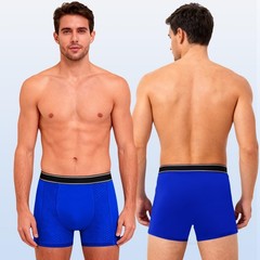 Men’s Leakproof Incontinence Boxer Briefs – 200ml Absorbent Cotton Underwear, 5