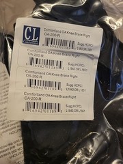 Comfortland CL OA-200 Right Knee Brace New with Tool Kit CL