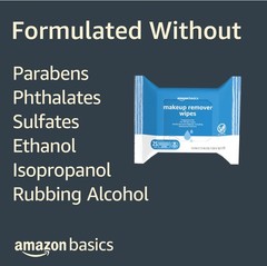 Retailer Basics Makeup Remover Wipes Fragrance And Alcohol-Free Gentle Cleansing