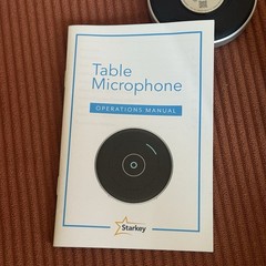 Starkey SHT Table Microphone Hearing Aid Black 43044-600 Complete In Box (2022)