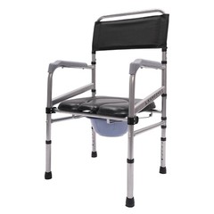 Foldable Shower Chair Bath Safety Seat Shower Folding Toilet Seat with Commode